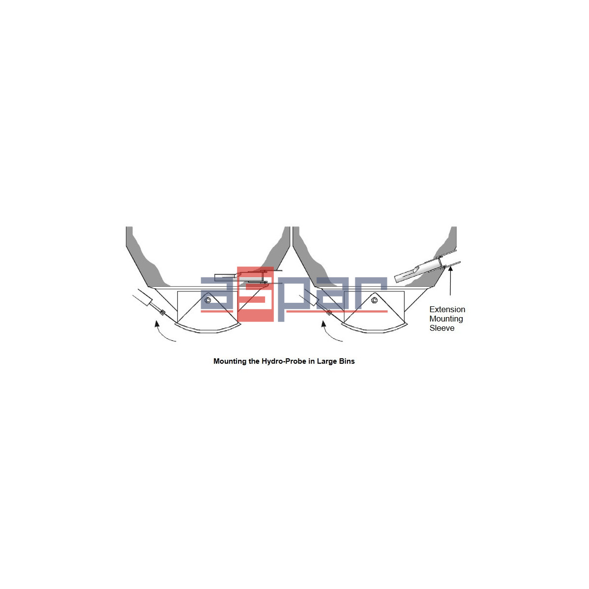 Hydronix,HP04, Hydro-Probe, przedluzona tuleja mocujaca, 0026