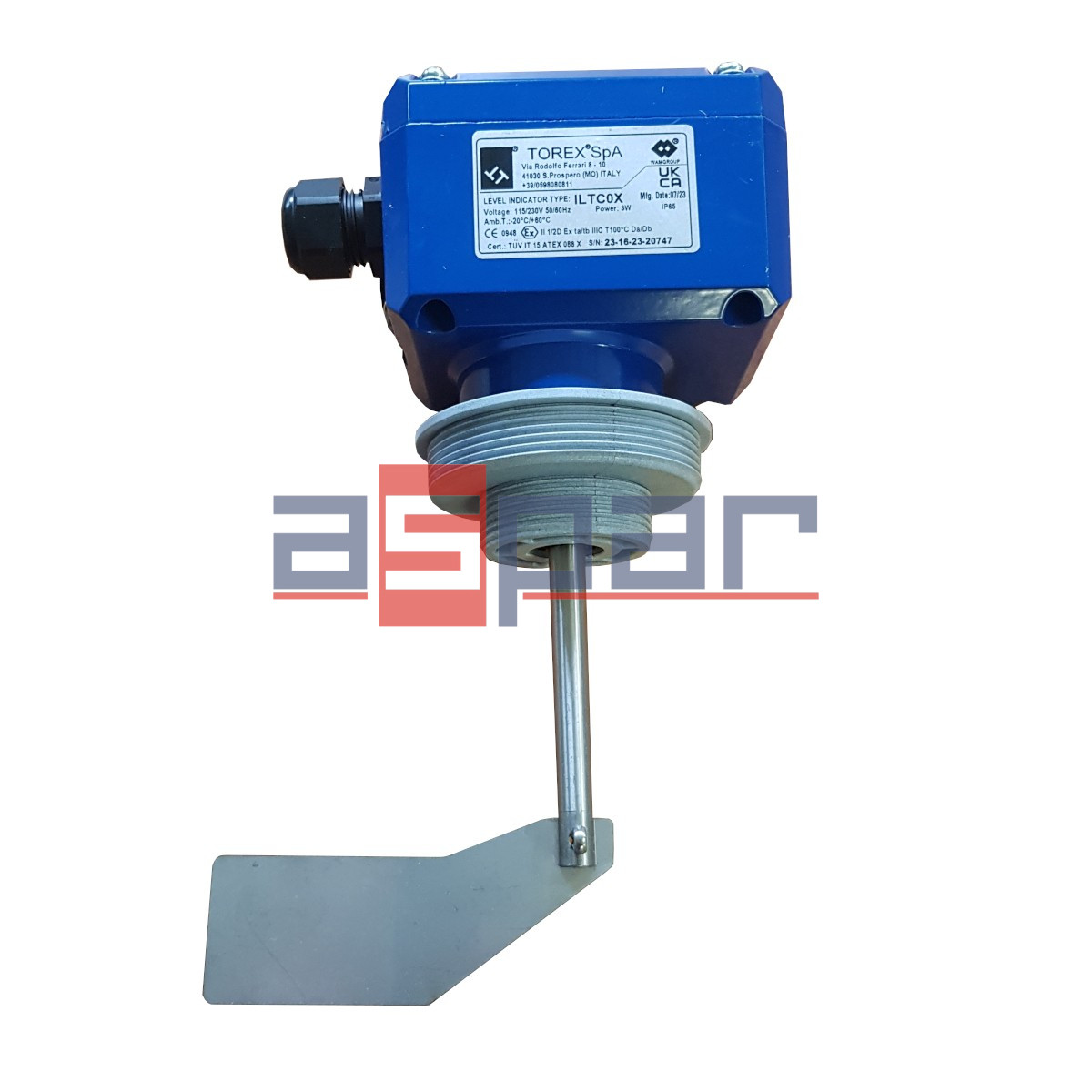 Rotary Level Indicator ILT C0 X ILTC0X ILT EX ATEX WAM TOREX 