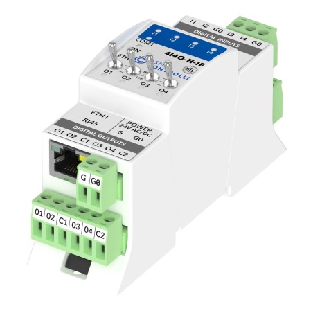 iSMA-B-4I4O-H-IP - 4 digital inputs, 4 relay outputs