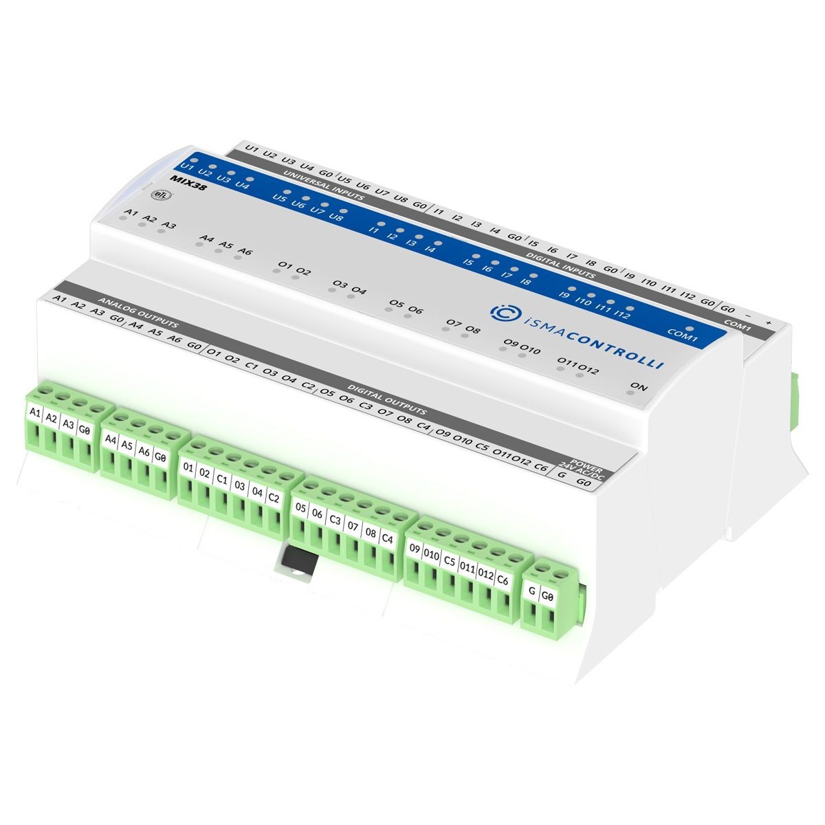 iSMA-B-MIX38 - 38 inputs / outputs digital and analog