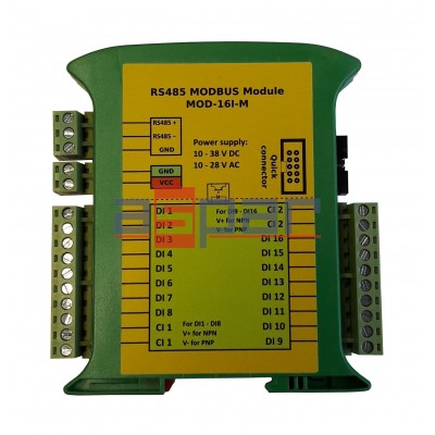 16 digital inputs with memory, MOD-16I-M