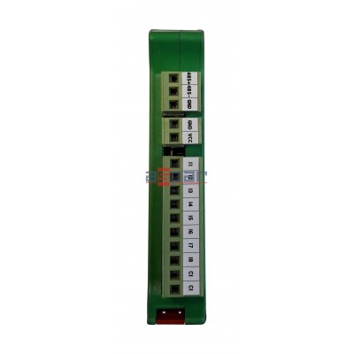 8 digital inputs, 8 relay outputs  MOD-8I8RO