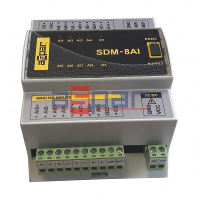 8 analog universal inputs  SDM-8AI