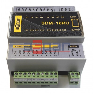 16 wyjść przekaźnikowych SDM-16RO